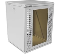 Шкаф настенный телекоммуникационный SUPRLAN стеклянная перфорированная дверь ТВС-15U-600-450-С+П 05-2151