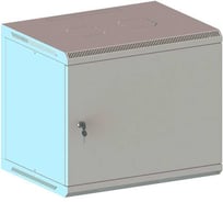 Шкаф настенный телекоммуникационный SUPRLAN металлическая дверь ТВС-15U-600-450-МР 05-2154