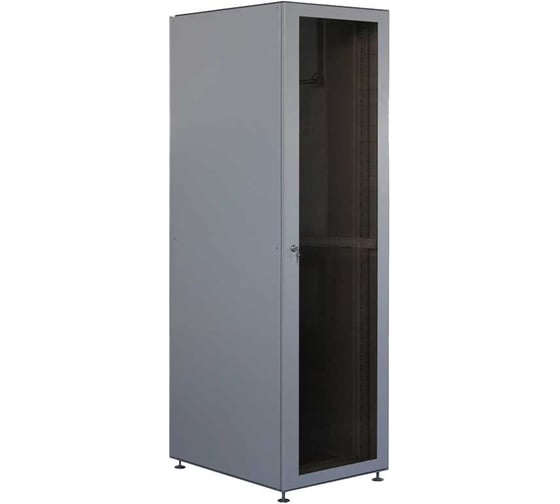 Шкаф напольный телекоммуникационный SUPRLAN стеклянная дверь ТНЛ-42U-600-1000-СР 05-1424