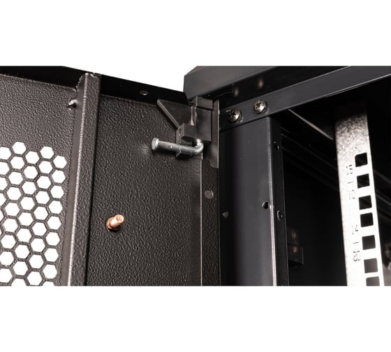 Шкаф 19 телекоммуникационный настенный DATAREX 15U 769x600x450 мм, дверь перфорация, черный DR-654001