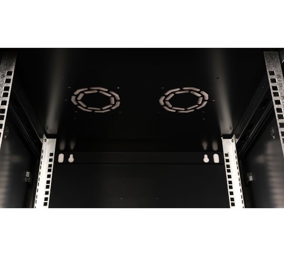 Шкаф 19 телекоммуникационный настенный DATAREX 9U 501x600x450 мм, дверь перфорация, черный DR-652001