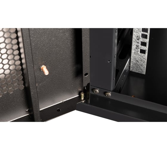 Шкаф 19 телекоммуникационный настенный DATAREX 12U 635x600x600 мм, дверь перфорация, черный DR-653101
