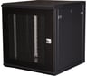 Шкаф 19 телекоммуникационный настенный DATAREX 12U 635x600x600 мм, дверь перфорация, черный DR-653101