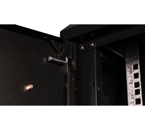 Шкаф 19 телекоммуникационный настенный DATAREX 12U 635x600x600 мм, дверь металл, черный DR-643101