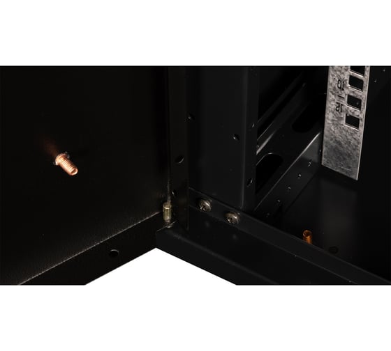 Шкаф 19 телекоммуникационный настенный DATAREX 12U 635x600x600 мм, дверь металл, черный DR-643101