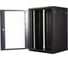 Шкаф 19 телекоммуникационный настенный DATAREX 18U 901x600x450 мм, дверь стекло, черный DR-635001 10
