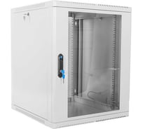 Шкаф телекоммуникационный ЦМО настенный, сварной, 15U, 600х500, съемные стенки, дверь стекло ШРН-15.500