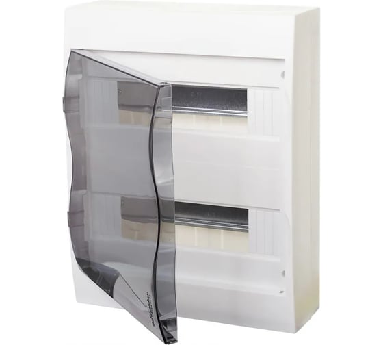 Щит Systeme Electric ЩРН-П-24 навесной, проз. дверь 2р/24м SE EZ9E212S2SRUR 1
