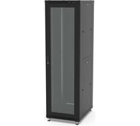 Шкаф напольный Filum 19, 42U NETWORK (ШxГxВ) 600x800x1987 мм, двери: стеклянная/сплошная металл, цвет черный RAL9005 FL-NT-4268GM2M-BK