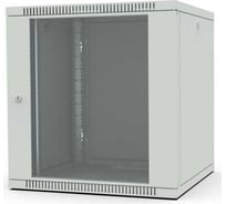 Шкаф настенный Filum 19, 12U Wall Box (ШxГxВ) 600x600x490 мм, дверь стеклянная, цвет серый RAL7035 FL-WB-1266GM-GY