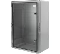 Корпус пластиковый REXANT ЩМПп с прозрачной дверцей и монтажной панелью 500x350x190мм, АБС, УХЛ1, IP65 11-0415