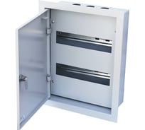 Щит распределительный (на 24 модуля) встраиваемый ООО ЭЛМА IP31 ЩРВ-24 ЭЛМА 1-005БК