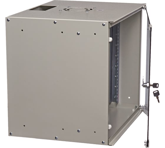 Настенный шкаф W&T 19" 9U серый без вентилятора P095240GWTWOF
