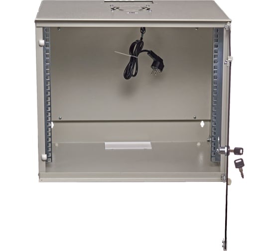 Настенный шкаф W&T 19" 9U серый без вентилятора P095240GWTWOF