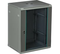 Серверный настенный шкаф W&T 15U 600х600 19 дюймов серый C156060GWTWOF