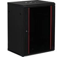 Серверный настенный шкаф W&T 15U 600х500 19 дюймов черный C156050BWTWOF
