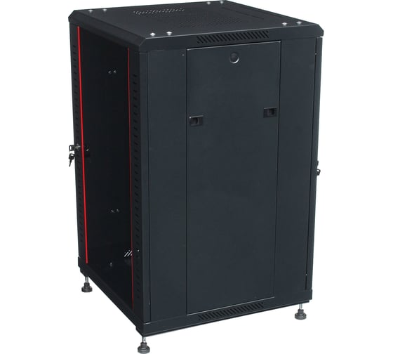 Серверный телекоммуникационный шкаф W&T 18U 600x800 19 дюймов 600x800 черный B186080BWTWOF