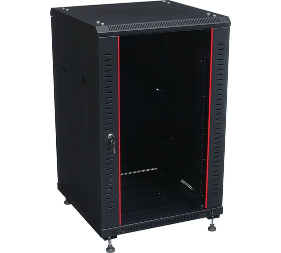 Серверный шкаф W&T 22U 600x800 19 дюймов чёрный B226080BWTWOF 1