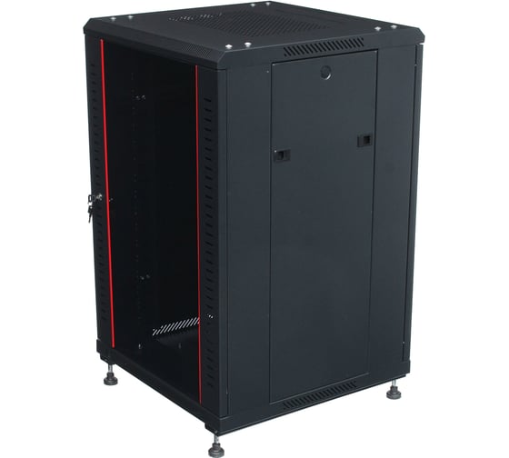 Серверный шкаф W&T 22U 600x800 19 дюймов чёрный B226080BWTWOF