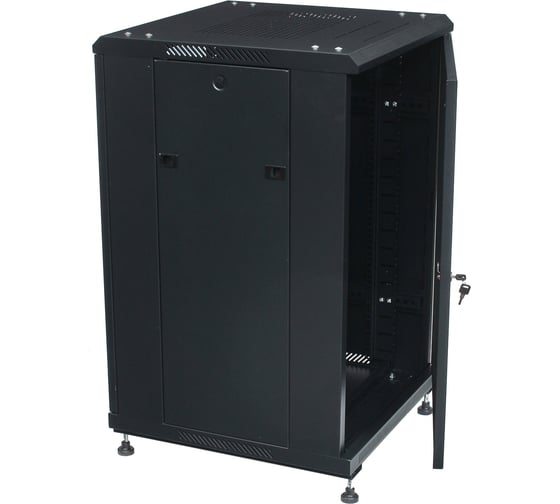 Серверный шкаф W&T 22U 600x800 19 дюймов чёрный B226080BWTWOF