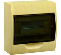 Бокс IEK ЩРН-П-6 модулей, навесной, пластик сосна IP41 MKP12-N-06-40-20-S