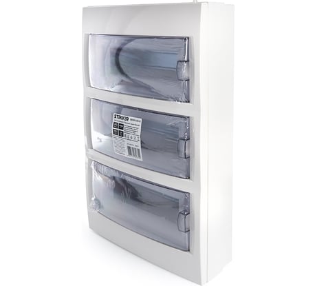 Настенный бокс STEKKER EBX50-3/36-40 36 модулей, пластик, серия Standart 39650