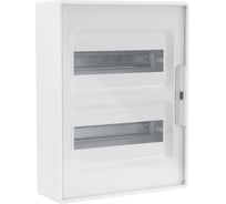 Щиток DKC 24 модуля, настенный, белый, с прозрачной дверцей, с шиной PEN 2шт 8отв 2шт 6отв. 1 ШТ F24W1WTDIY