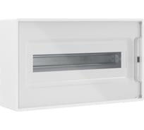 Щиток DKC 18 модулей, настенный, белый, с прозрачной дверцей, с 2 шин. PEN на 8 10 отв. 1 ШТ F18W1WTDIY