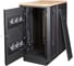 Шкаф звукоизолированный LANMASTER SOUNDPROOF 42U 750x1039 мм, отделка под дерево, цвет лиственница LAN-DC-CBSP-42U-WD 2