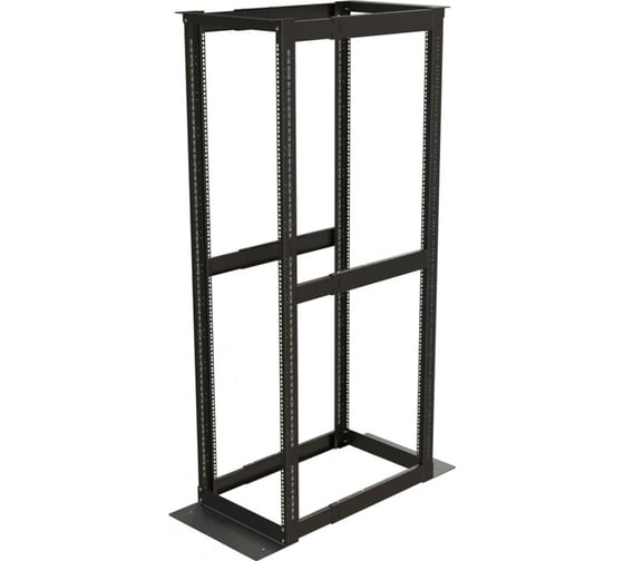 Открытая стойка Hyperline ORK2A-4268-RAL9005 19-дюймовая (19"), 42U, высота 2070 мм, двухрамная 446058