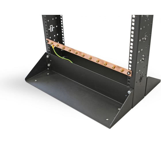 Открытая стойка Hyperline ORL1-47-RAL9005 19-дюймовая (19"), 47U, однорамная, цвет черный 451299