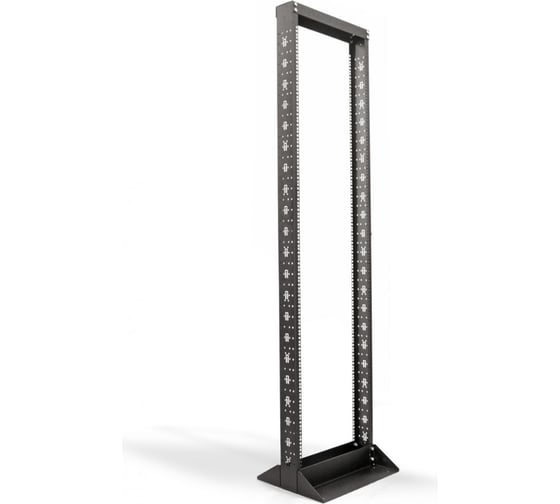 Открытая стойка Hyperline ORL1-32-RAL9005 19-дюймовая (19"), 32U, однорамная, цвет черный 451302