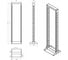 Открытая стойка Hyperline ORL1-32-RAL9005 19-дюймовая (19"), 32U, однорамная, цвет черный 451302 3