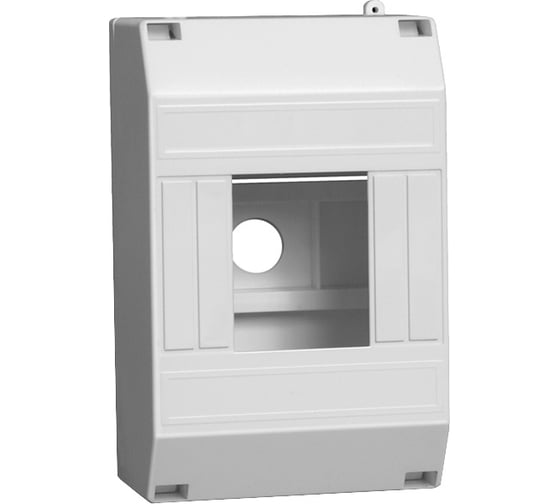 Пластиковый бокс REXANT КМПн 1/4 модуля IP20 белый 11-0114