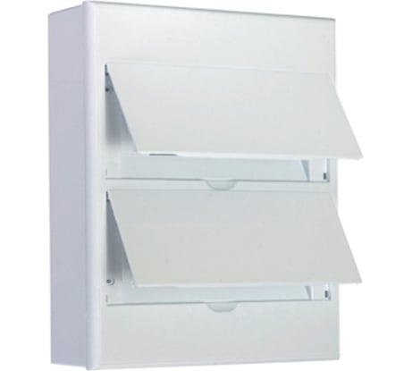 Распределительный навесной щит KRANZ на 24 модуля ЩРН-П-24 IP41 пластик белый KR-11-0325