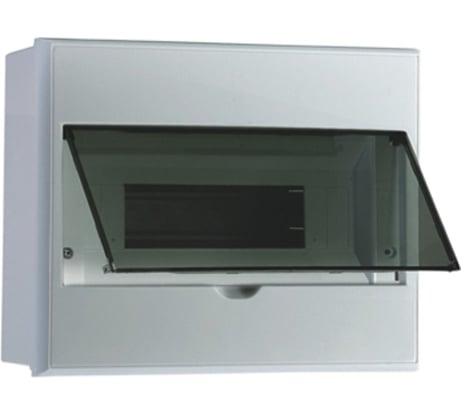 Распределительный навесной щит KRANZ на 12 модулей ЩРН-П-12 IP41 пластик KR-11-0312