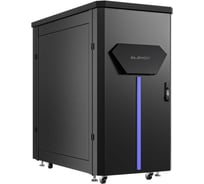 Шкаф бесшумный звукоизолированный SYSMATRIX 22U 600x1200 цвет: черный RAL9004 SO 6222.9221