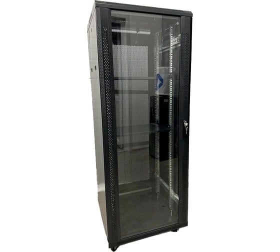 Шкаф телекоммуникационный КОМПАНИЯ ФОРТОН 42U 600x800x2000 0,6mm Black 42U6008002000B 1