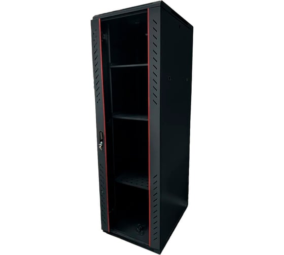 Шкаф телекоммуникационный КОМПАНИЯ ФОРТОН 42U 600x600x2000 0,6mm Black 42U6006002000B 1