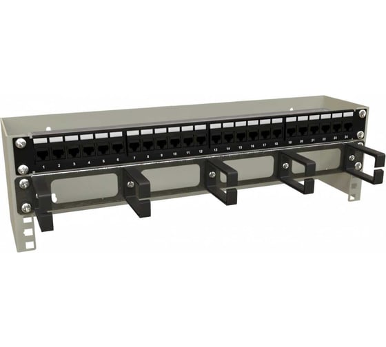 Настенный кронштейн Hyperline BW19-3U-110F-RAL7035 для 19" оборудования, высота 3U 454253