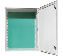 Шкаф стеклопластиковый радиопроницаемый, габариты (Ш×В×Г): 600×800×300 мм. АМАДОН ШМА100.Р-60.80.30-PL