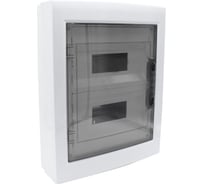 Корпус щита распределительного для модульного оборудования Cetinkaya Pano 24M(12x2), навесной, прозрачная затемнённая дверца CP30924