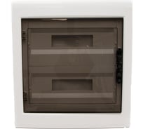 Корпус щита распределительного для модульного оборудования Cetinkaya Pano 36M(18x2), навесной, прозрачная затемнённая дверца CP30936-1