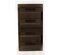 Корпус щита распределительного для модульного оборудования Cetinkaya Pano 72M(18x4), навесной, прозрачная затемнённая дверца CP30972