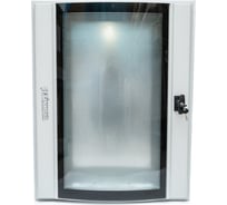 Корпус щита распределительного Cetinkaya Pano 600x750x100мм, монтажная панель, встраиваемый, металл, прозрачная дверца CPD6007510SAM
