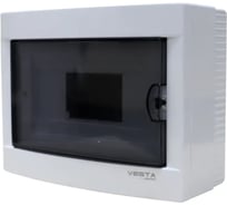 Распределительный пластиковый щит наружной установки Vesta Electric 8 модулей FLPRSN000008