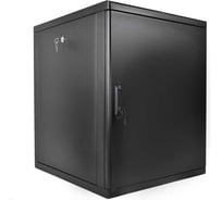 Шкаф ЦМО 19 телеком навесной разборный 15U (600х650) съемные стенки, дверь металл, чёрный ШРН-М-15.650.1-9005