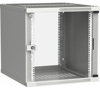 Шкаф IEK ITK LINEA WE 12U 600x450мм дверь стекло серый LWE3-12U64-GF