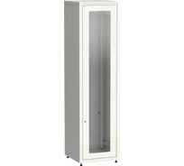 Шкаф IEK ITK LINEA E 42U 600х600мм двери 2шт стек. и метал. сер. LE35-42U66-GM
