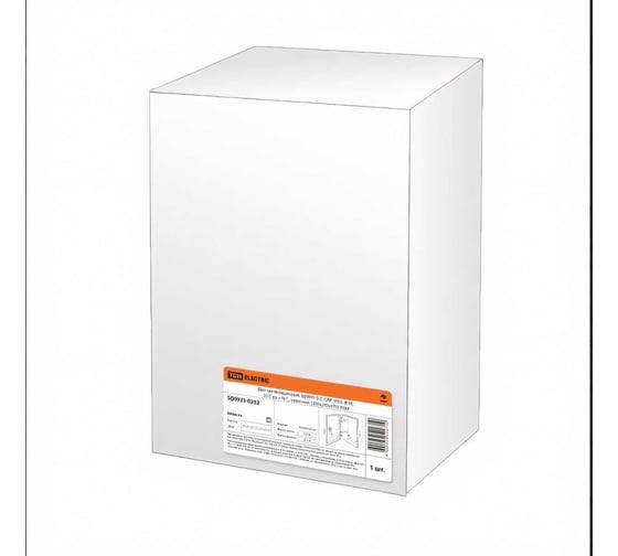 Щит TDM ELECTRIC антивандальный, ЩПМП-0-2, GRP, IP65, IK10, -50 С до +70 С, навесной, 300х250х170 SQ0925-0202